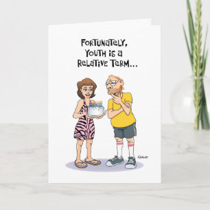 Carte Funny 55e anniversaire