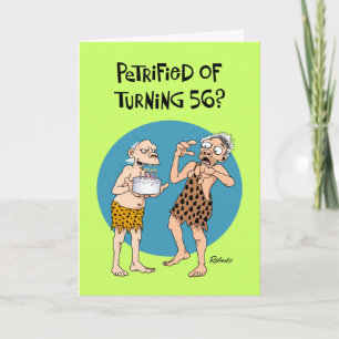 Carte Funny 56e anniversaire