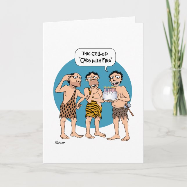 Carte Funny 61ème anniversaire (Devant)