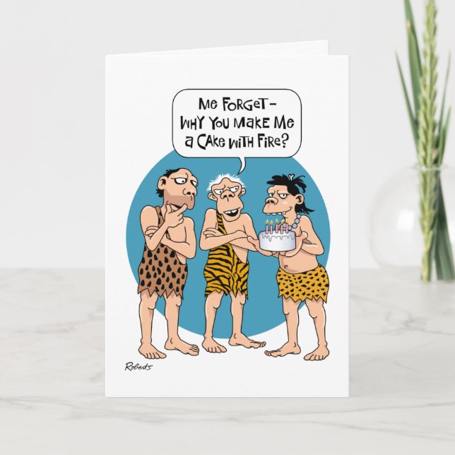 Carte Funny 65e anniversaire masculin (Devant)
