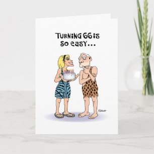 Carte Funny 66e anniversaire