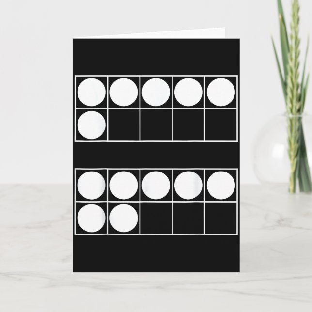 Carte Funny 6 7 Number Math Teachers Students Six Seven  (Devant)