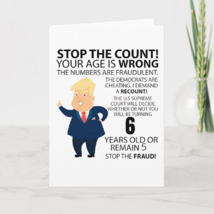 Carte Funny 6e année Anniversaire présent Bonne année de