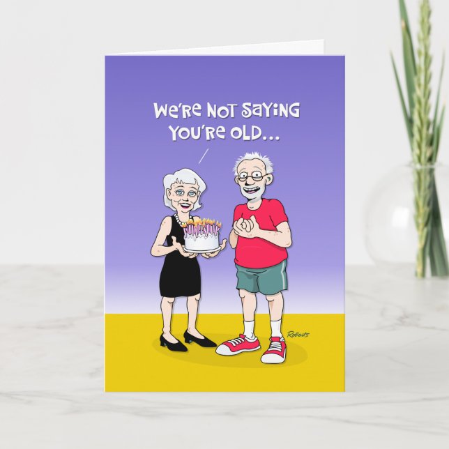 Carte Funny 75th Birthday Card (Devant)