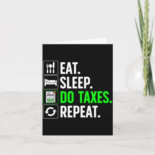 Carte Funny Accounting Art For Men Women Spreadsheets Ac (Devant)