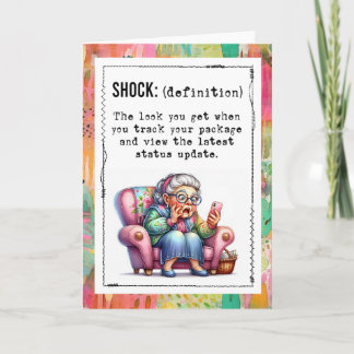 Carte Funny Addicted To Online Shopping 