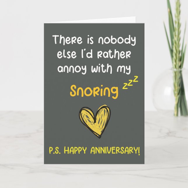 Carte Funny Anniversaire Card Pour Votre Partenaire (Devant)