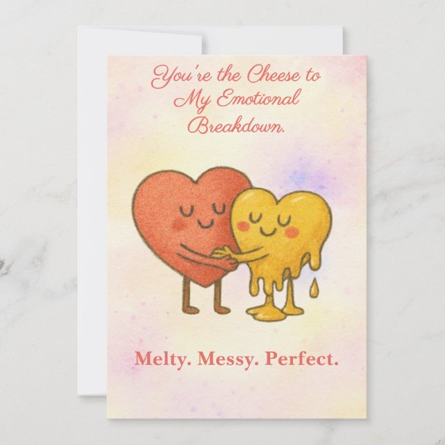 Carte Funny Anniversaire Card - Vous êtes mon fromage (Devant)