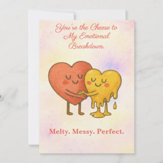 Carte Funny Anniversaire Card - Vous êtes mon fromage