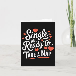 Carte Funny Anti-Valentines Day Singles