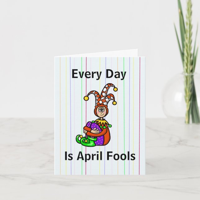 Carte Funny April Fool's Day Card (Devant)