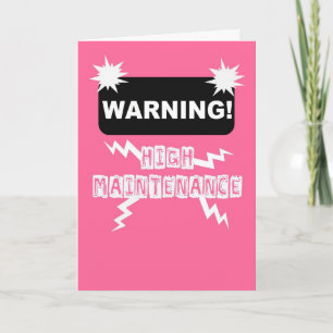 Carte Funny baby girl card