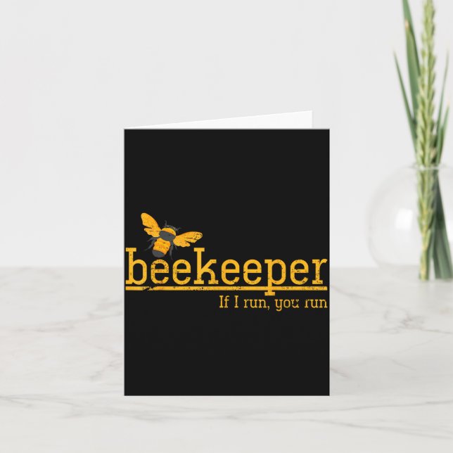 Carte Funny Bee Hive Honey Lover Gift Beekeeper  (Devant)