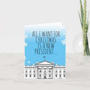 Carte Funny Biden Christmas : Tout ce que je veux pour N