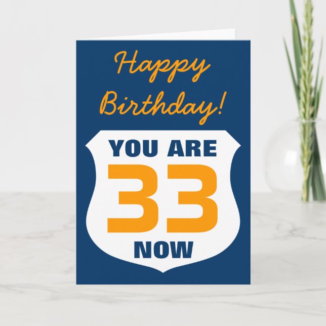 Carte Funny Birthday card for boys and men (Devant)