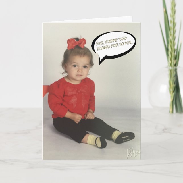 Carte Funny Birthday Card pour elle (Devant)