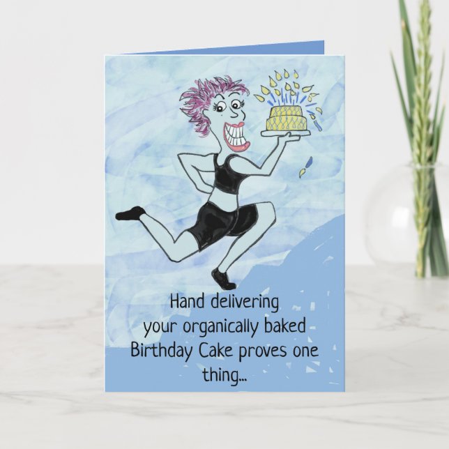 Carte Funny Birthday Card pour les amis amusants (Devant)