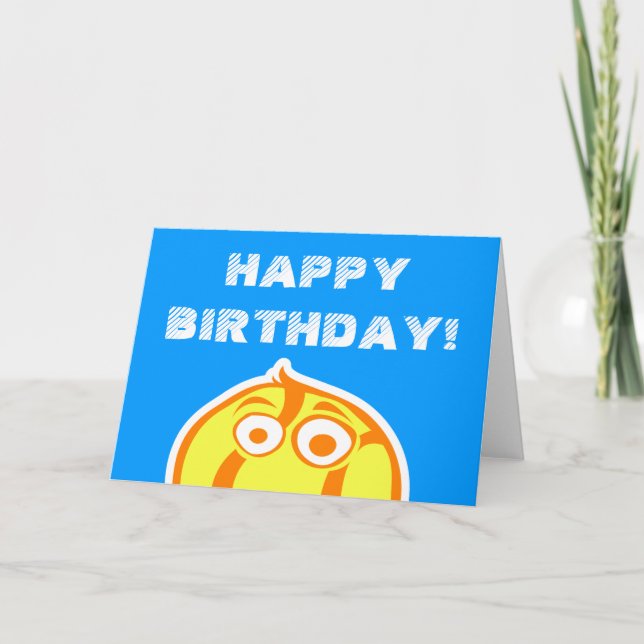 Carte Funny Birthday card pour les joueurs de tennis (Devant)