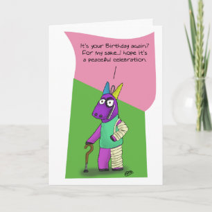 Carte Funny Birthday Cards: Pinata Abuse