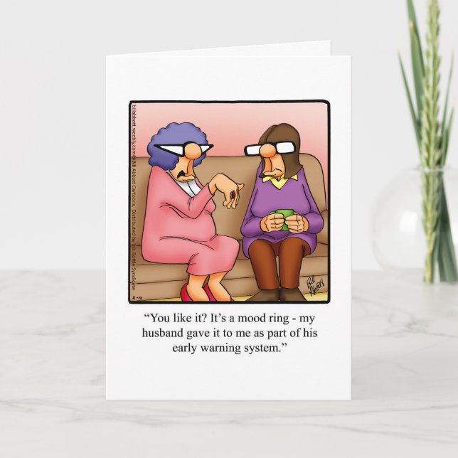 Carte Funny Birthday Greeting Card pour elle (Devant)