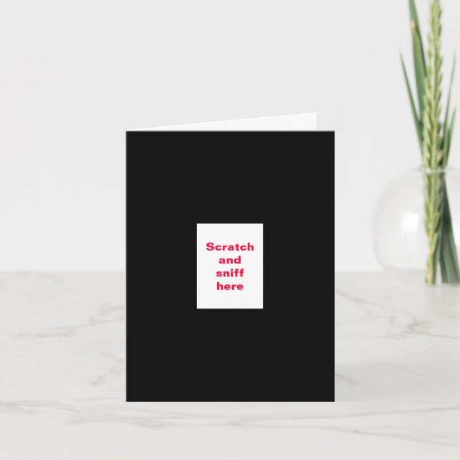 Carte Funny Birthday Sniff card (Devant)