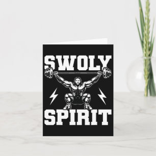 Carte Funny Bodybuilding Swolly Spirit Christian Faith D