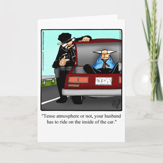 Carte Funny Bon Voyage Road Trip Card (Devant)