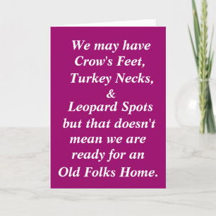 Carte Funny Boomer Birthday Card