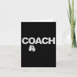 Carte Funny Boxing Coach Boxer Trainer Retro 1