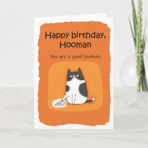 Carte Funny Chat Joyeux anniversaire de la maison Amoure