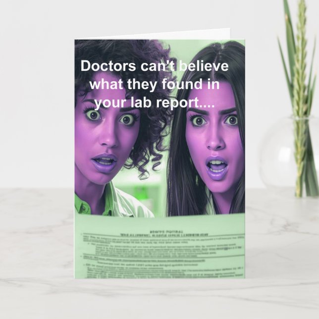 Carte funny chocolate lover get well wish (Devant)