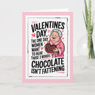 Carte Funny Chocolate Valentine Humor