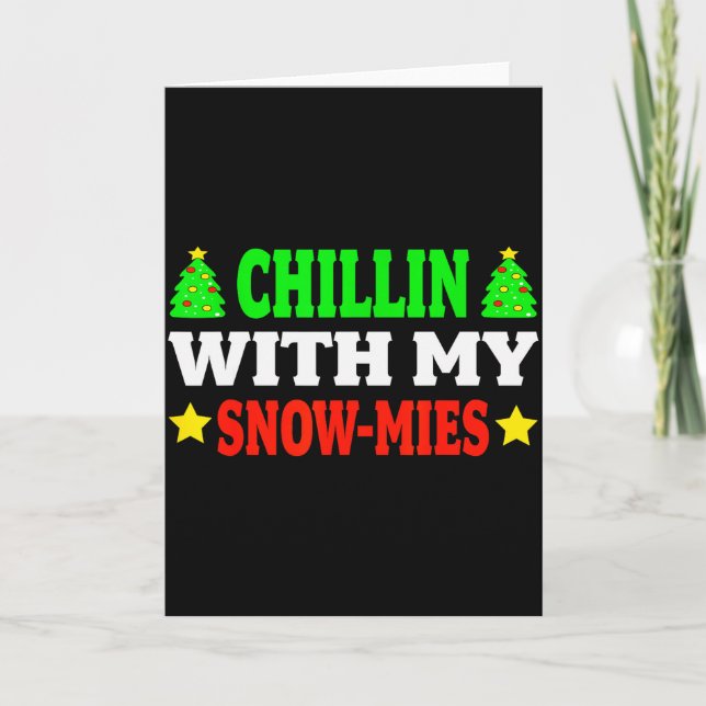 Carte Funny Christmas Kids Christmas Pajamas Girls Boys  (Devant)