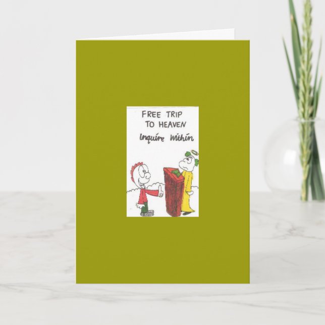 Carte Funny church sayings = greeting card (Devant)
