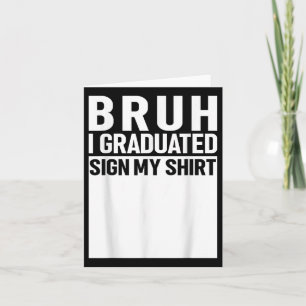 Carte Funny College School Graduation 2025 I Diplômé S