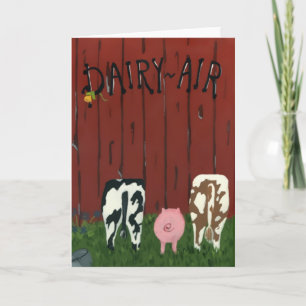 Carte Funny Dairy Air Note