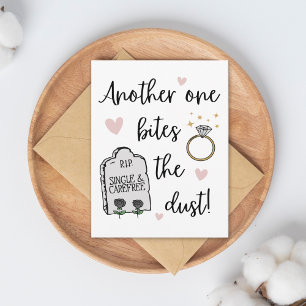 Carte Funny Dark Humour Félicats sur votre Fiançailles