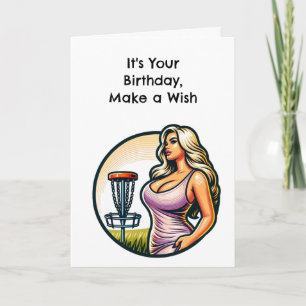 Carte Funny Disc Golf Humour Anniversaire