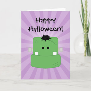 Carte Funny Face Frankenstein