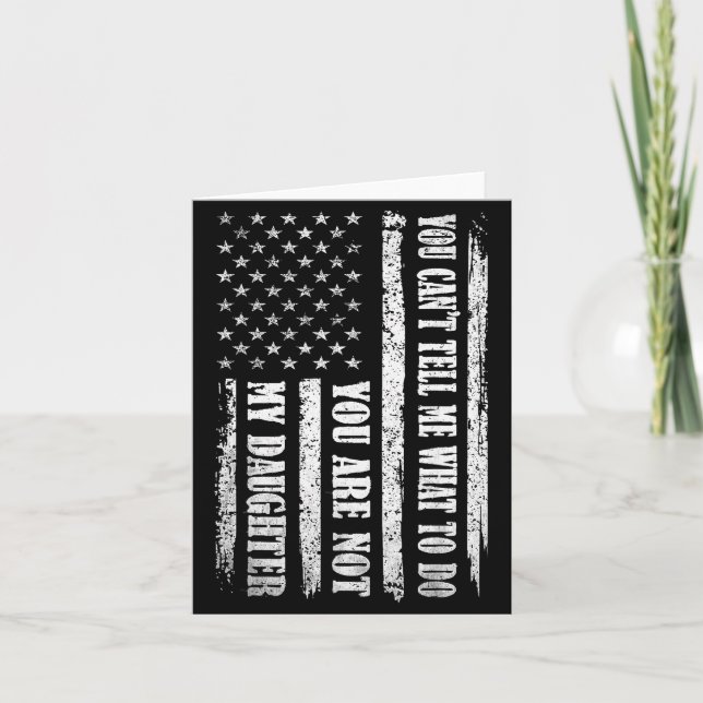 Carte Funny Father Day Design For Daddy Papa Men From Da (Devant)