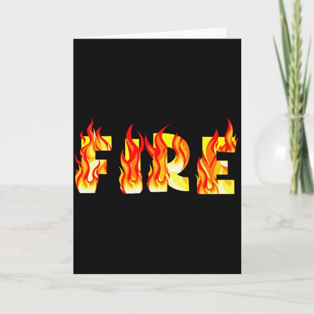 Carte Funny Fire And Ice Fire Couple Diy Costume Hallowe (Devant)