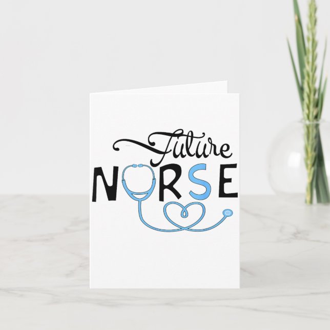 Carte Funny Future Nurse Nursing School Student Nurse In (Devant)