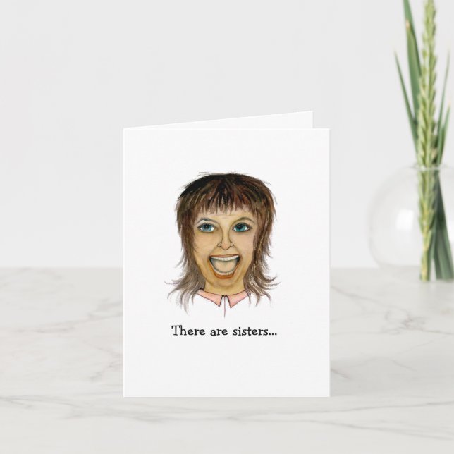 Carte Funny Gal's Soeur est le meilleur ami (Devant)