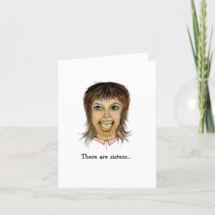 Carte Funny Gal's Soeur est le meilleur ami
