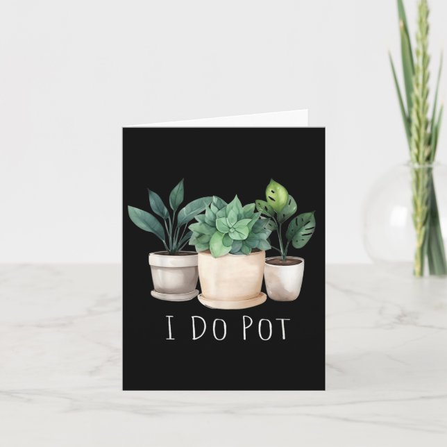 Carte Funny Gardening Designs I Do T Garden - Uni-adults (Devant)