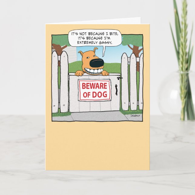 Carte Funny Gassy (Devant)