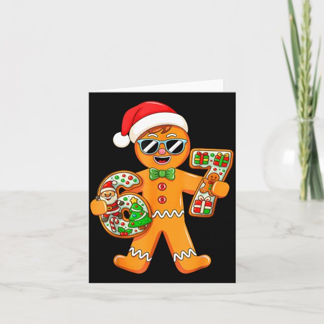 Carte Funny Gingerbread Six Seven 67 Gingerbread Man Xma (Devant)