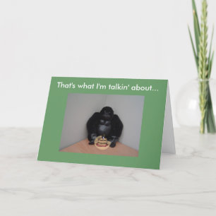 Carte Funny Gorilla