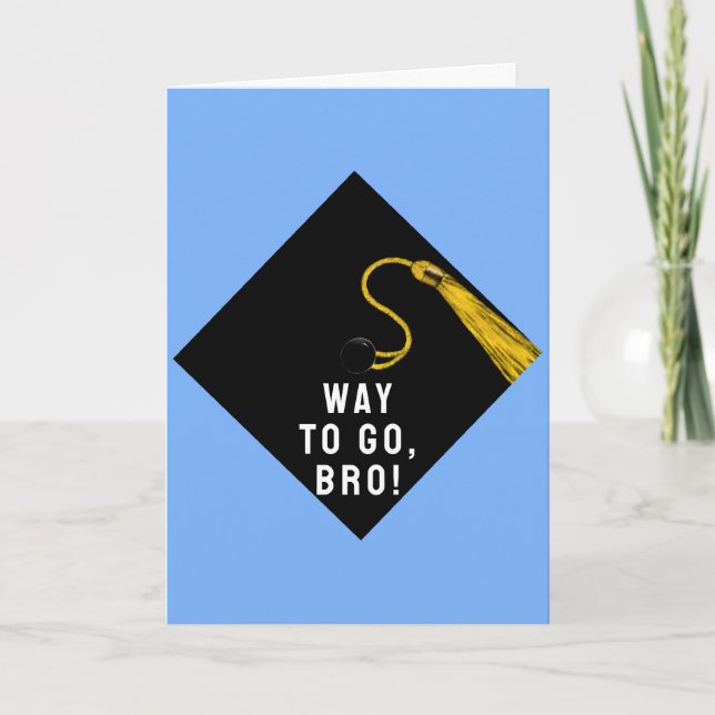 Carte Funny Graduation Brother (Devant)