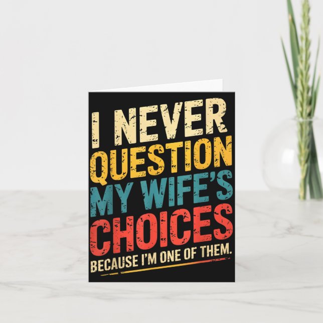 Carte Funny Groovy Dad Joke Quote For Husband Fathers Da (Devant)